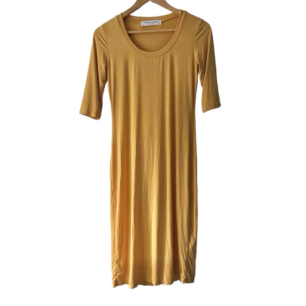 Sonnet James A Play Dress Yellow Size XS